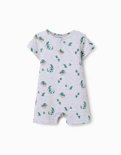 Combishort côtelé avec motif alligator  - vertbaudet enfant