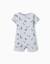 Combishort côtelé avec motif alligator Gris clair 1 - vertbaudet enfant 