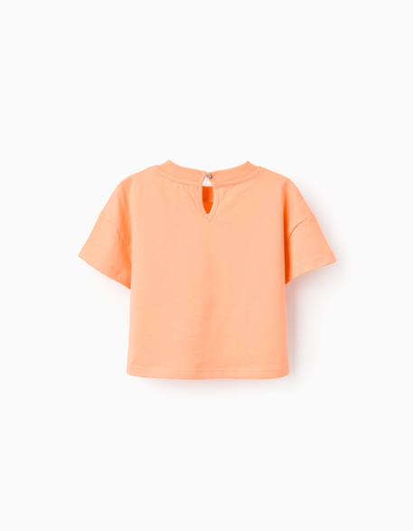 T-shirt en coton avec imprimé ananas Orange 2 - vertbaudet enfant 