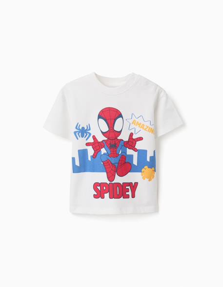 Bébé-T-shirt en coton avec imprimé spidey