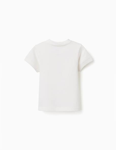 T-shirt en coton avec imprimé aroma di limone Blanc 2 - vertbaudet enfant 