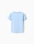 T-shirt en coton avec imprimé poisson 3d Bleu clair+Jaune clair 2 - vertbaudet enfant 