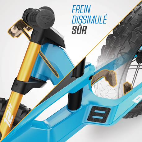 Draisienne biky cross avec frein à mains Black+Blue+Grey+Purple+White 8 - vertbaudet enfant 