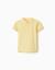 Polo en coton, à manches courtes, boutons Blanc+Bleu+Jaune clair+Orange sombre 9 - vertbaudet enfant 