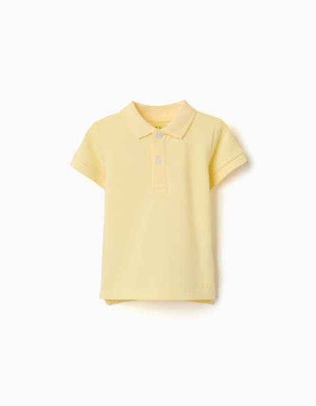 Bébé-T-shirt, sous-pull-Polo en coton, à manches courtes, boutons