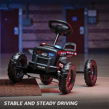 Kart à pédales pour enfants, 2+ ans, buzzy police Black 6 - vertbaudet enfant 