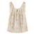 Blouse  fleurie liberty   à bretelles croisées  anaïs Jaune bleu rose pastel 1 - vertbaudet enfant 