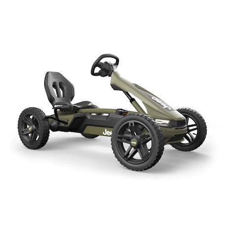 Kart à pédales pour enfants, 5+ ans, jeep rally cherokee Green 1 - vertbaudet enfant 