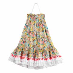 Jupe  longue fleurie   esmeralda  - vertbaudet enfant