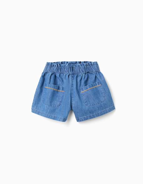 Short en jean avec poches avant Bleu 1 - vertbaudet enfant 