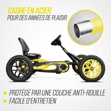 Kart à pédales enfant 3 ans+ Blue+Green+Yellow 17 - vertbaudet enfant 