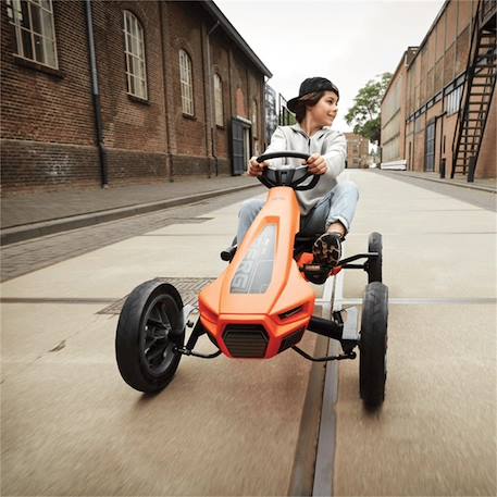 Kart à pédales pour enfants, 5+ ans, rally nrg orange Orange 4 - vertbaudet enfant 