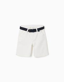 Short midi en sergé avec ceinture  - vertbaudet enfant