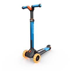 Jouet-Jeux de plein air-Trottinette pour enfants, 2+ ans, pliable, led, nexo bleu