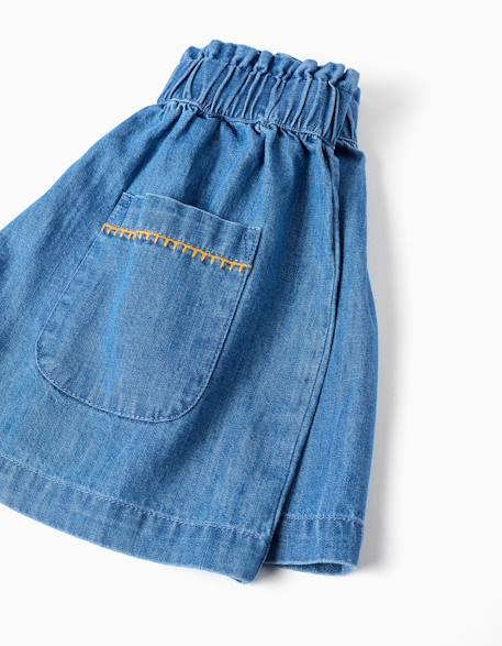 Short en jean avec poches avant Bleu 4 - vertbaudet enfant 