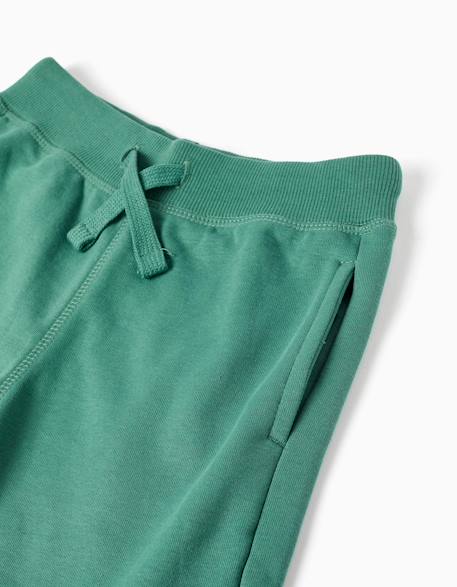 Short en molleton avec cordon de serrage et poches latérales Bleu foncé+Gris clair+Orange sombre+Vert foncé 12 - vertbaudet enfant 
