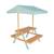 Table de pique-nique, salon de jardin enfant bois d'acacia avec parasol 2 places - jade Vert de gris 2 - vertbaudet enfant 