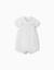 Body en coton + salopette à rayures b&s Bleu clair 2 - vertbaudet enfant 