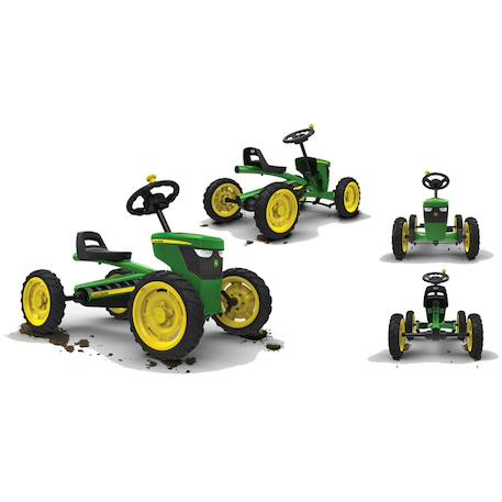 Kart à pédales pour enfants, 2+ ans, buzzy john deere Green 2 - vertbaudet enfant 