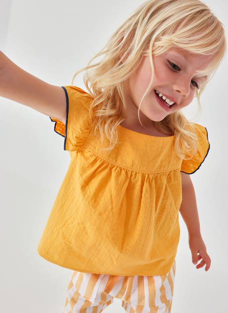 Fille-Blouse fille popeline