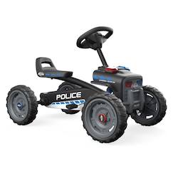 Jouet-Jeux de plein air-Kart à pédales pour enfants, 2+ ans, buzzy police