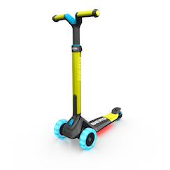 Jouet-Jeux de plein air-Trottinette pour enfants, 2+ ans, pliable, led-deck, nexo bleu