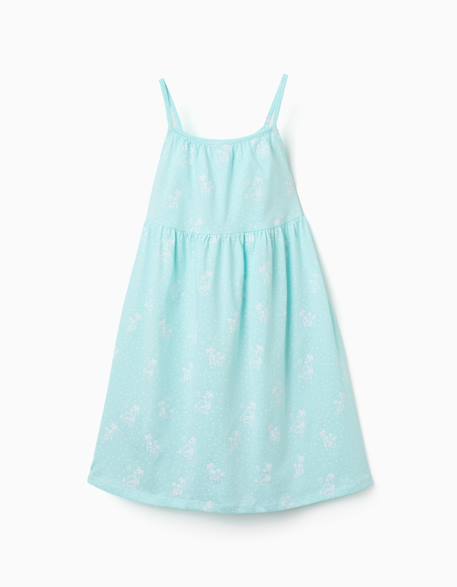 Lot de 2 robes sans manches unies et imprimées Bleu clair+Vert clair 2 - vertbaudet enfant 