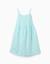 Lot de 2 robes sans manches unies et imprimées Bleu clair+Vert clair 2 - vertbaudet enfant 