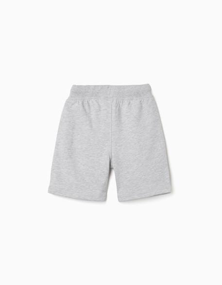 Short en molleton avec cordon de serrage et poches latérales Bleu foncé+Gris clair+Orange sombre+Vert foncé 5 - vertbaudet enfant 