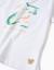 Pyjama en coton à manches courtes et imprimé alligator Blanc 3 - vertbaudet enfant 
