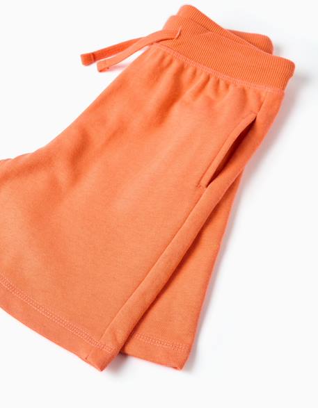 Short en molleton avec cordon de serrage et poches latérales Bleu foncé+Gris clair+Orange sombre+Vert foncé 9 - vertbaudet enfant 