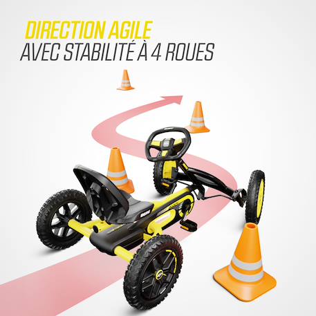 Kart à pédales enfant 3 ans+ Blue+Green+Yellow 16 - vertbaudet enfant 