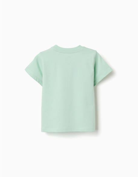 Lot de 2 t-shirts en coton avec imprimés plage Blanc 2 - vertbaudet enfant 