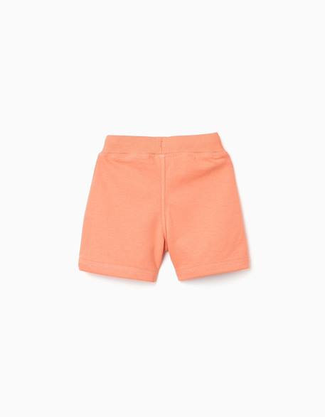 Short en molleton avec cordon de serrage Bleu foncé+Gris clair+Orange sombre 8 - vertbaudet enfant 