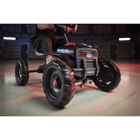 Kart à pédales pour enfants, 2+ ans, buzzy police Black 3 - vertbaudet enfant 