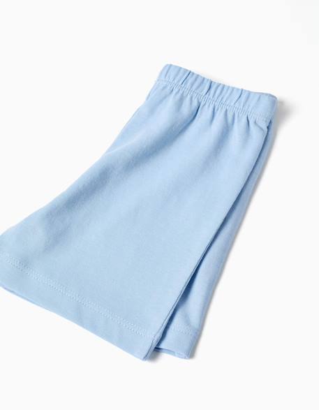 Pyjama en coton avec imprimé alligator Bleu clair 4 - vertbaudet enfant 