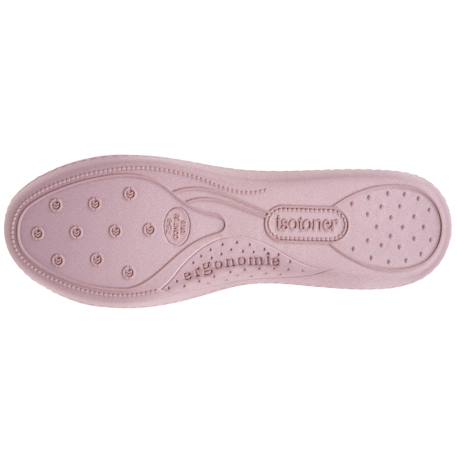Chaussons ballerines microvelours semelle ergonomique soutien voûte plantaire Léopard blush 5 - vertbaudet enfant 