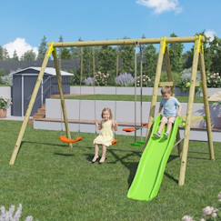 Jouet-Portique 2,30 m topwood tutti - 6 enfants