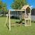 Aire de jeux avec toboggan easy xplorer 2 pour 6 enfants Bois 4 - vertbaudet enfant 