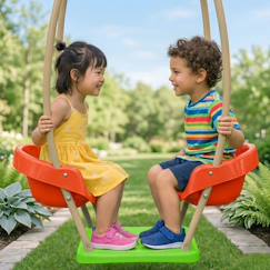 Jouet-Jeux de plein air-Nacelle cocoon pour portique balançoire 2,50 m pour enfants