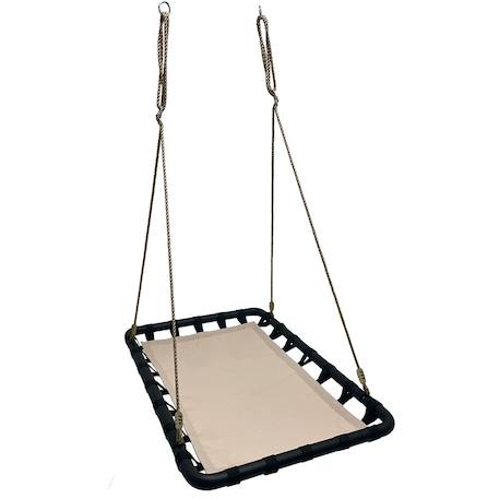 Tapis volant pour portique balançoire 1,9 m - 2,5 m pour enfants Noir 4 - vertbaudet enfant 