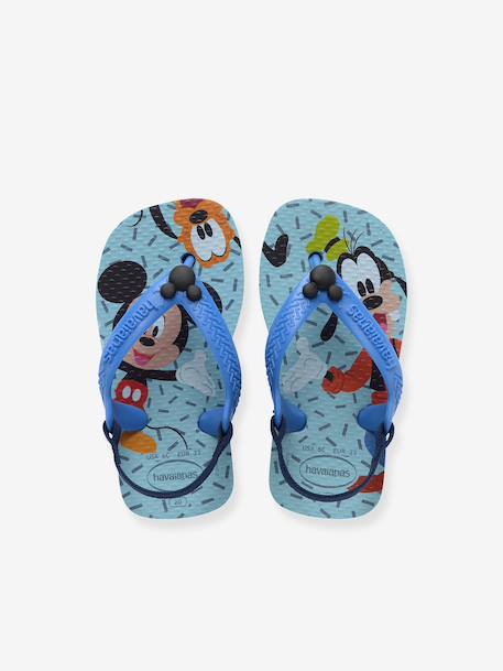 Tongs bébé Disney bleu+rose 3 - vertbaudet enfant 