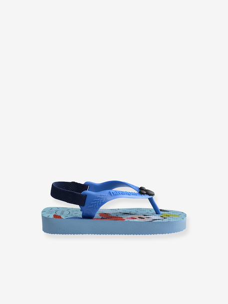 Tongs bébé Disney bleu+rose 4 - vertbaudet enfant 