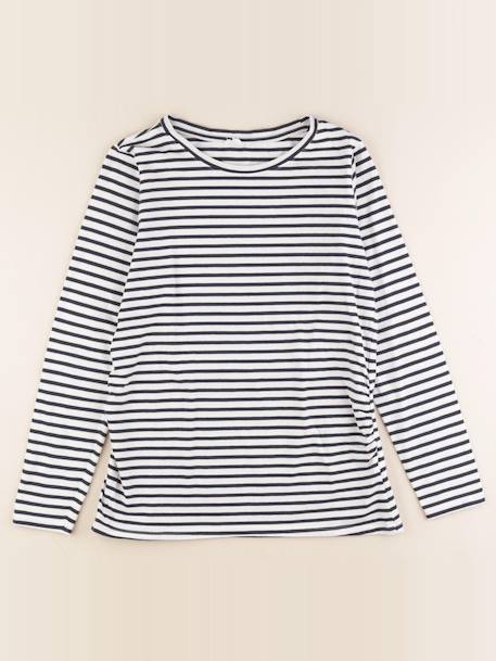 Tee-shirt grossesse - 38 à 40 Blanc, bleu 1 - vertbaudet enfant 