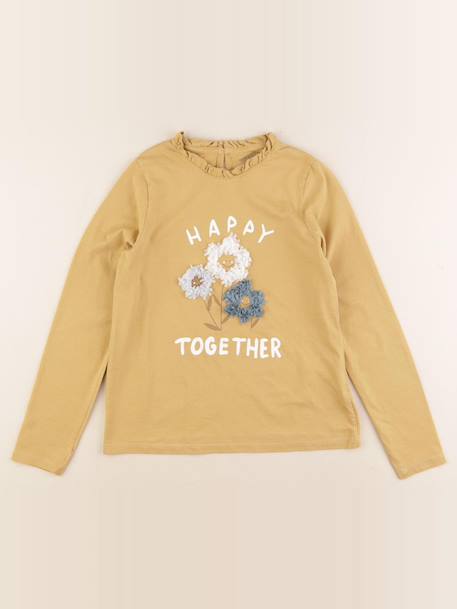 Tee-shirt - 10 ans Jaune 1 - vertbaudet enfant 
