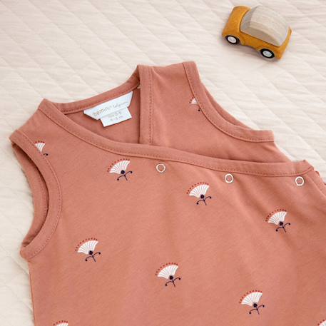Gigoteuse sans manches été  - tog 0.5 jersey Art deco+Dots ecru+Flamingo+Heidi carmin+Heidi ocre+Heidi opalin+Mario turquoise+Mini lunar+Mini pudding+Mini stone+Mix grey+Piuma ecru+Stars ecru+Wouff noisette+Wouff spinach 5 - vertbaudet enfant 