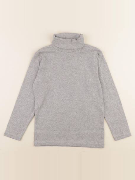 Sous-pull - 10 ans Gris 1 - vertbaudet enfant 