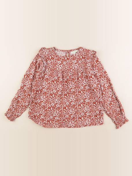 Blouse - 8 ans Marron 1 - vertbaudet enfant 
