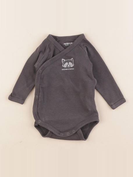 Body - 6 mois Gris 1 - vertbaudet enfant 