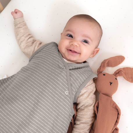 Gigoteuse sans manches été - tog 1 jersey confort Stripe muffin+Stripe shadow 11 - vertbaudet enfant 